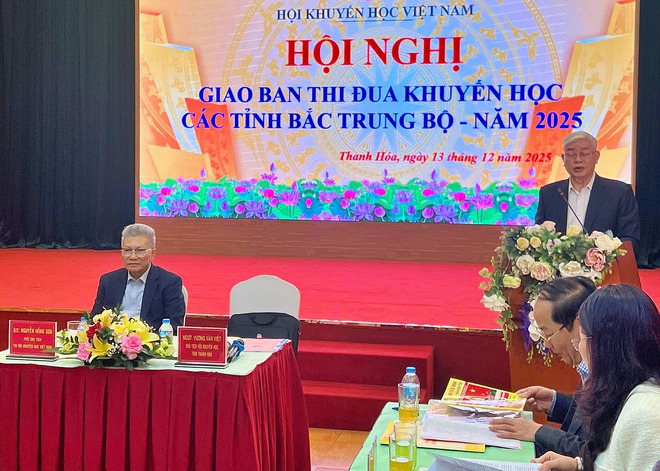 Giao ban thi đua khuyến học các tỉnh Bắc Trung Bộ - Ảnh 3.