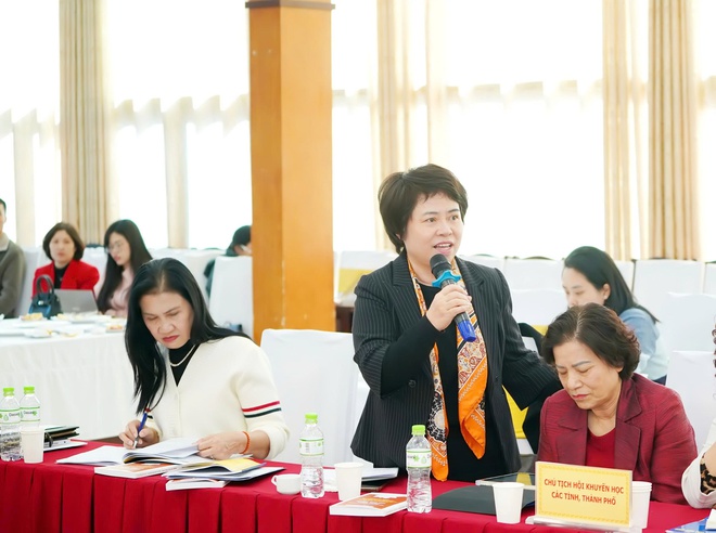 Hội nghị Ban Chấp h&agrave;nh Hội Khuyến học Việt Nam lần thứ 6, kh&oacute;a VI nhiệm kỳ 2021-2026 - Ảnh 8.