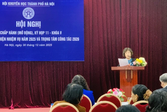 Hội Khuyến học H&agrave; Nội đổi mới phương thức hoạt động, khẳng định vai tr&ograve; n&ograve;ng cốt x&acirc;y dựng khuyến học, khuyến t&agrave;i - Ảnh 4.