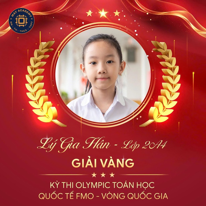 12 học sinh Trường Tiểu học và Trung học cơ sở MAY Academy đoạt giải cao thi Toán quốc tế - Ảnh 2.