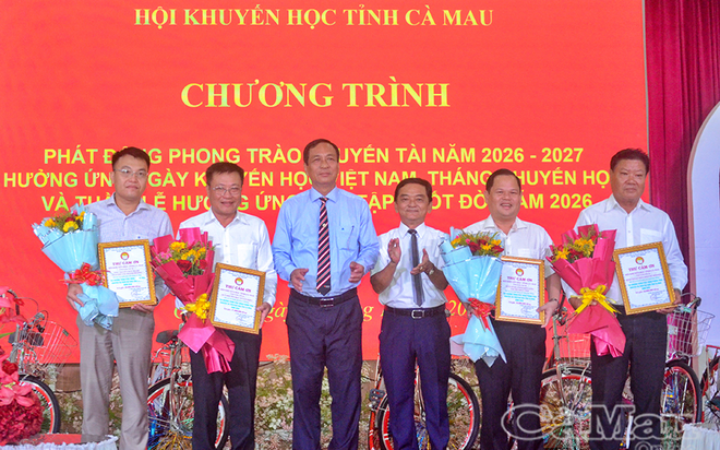 Cà Mau phát động phong trào khuyến tài năm 2026-2027 hưởng ứng Tuần lễ học tập suốt đời - Ảnh 4.