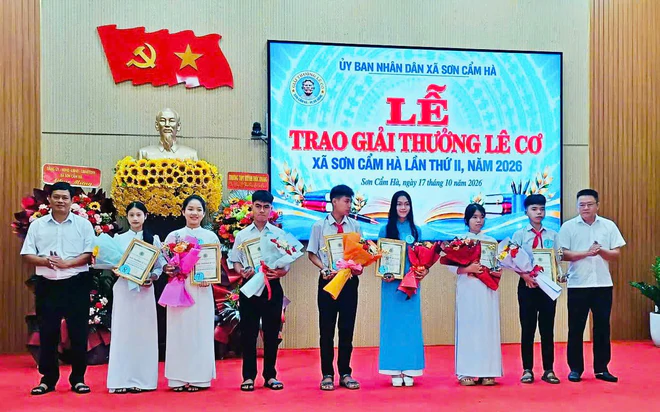 X&atilde; Sơn Cẩm H&agrave;, Đ&agrave; Nẵng trao Giải thưởng L&ecirc; Cơ lần thứ II, năm 2026 - Ảnh 5.
