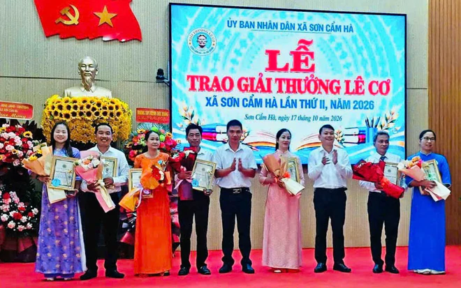 X&atilde; Sơn Cẩm H&agrave;, Đ&agrave; Nẵng trao Giải thưởng L&ecirc; Cơ lần thứ II, năm 2026 - Ảnh 3.