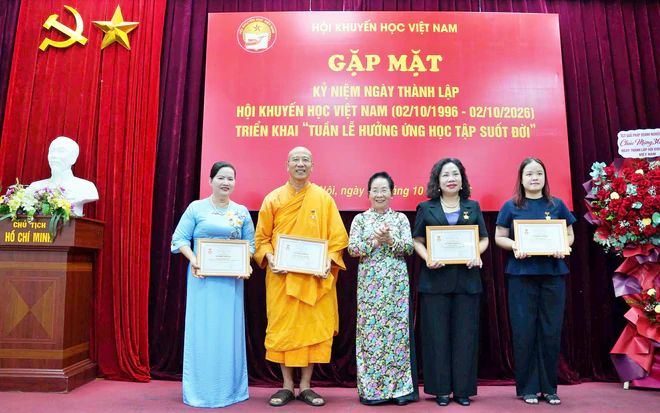 H&agrave;nh tr&igrave;nh tri thức 30 năm bền bỉ v&agrave; tự h&agrave;o của Hội Khuyến học Việt Nam - Ảnh 13.
