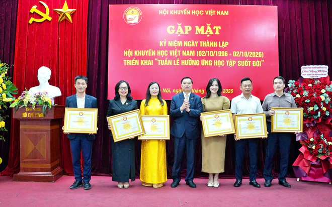 H&agrave;nh tr&igrave;nh tri thức 30 năm bền bỉ v&agrave; tự h&agrave;o của Hội Khuyến học Việt Nam - Ảnh 14.
