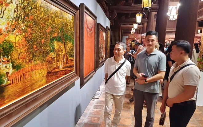 Sắc T&acirc;m - mỹ thuật sơn m&agrave;i đương đại, tinh hoa văn h&oacute;a trầm hương v&agrave; kh&ocirc;ng gian di sản - Ảnh 6.
