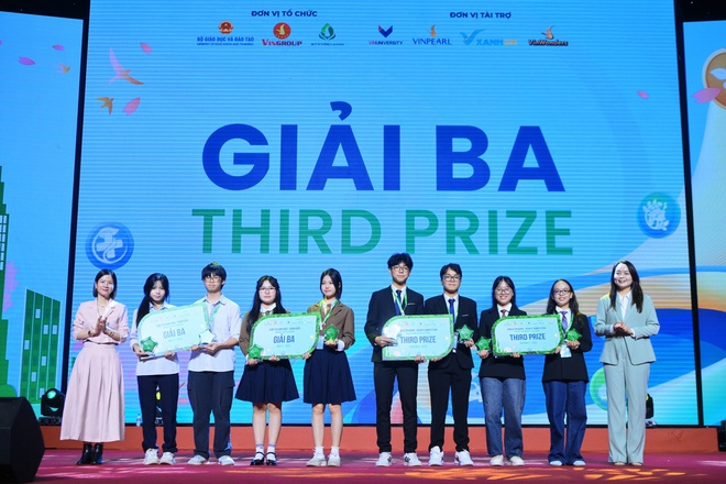 Cặp học sinh Đắk Lắk v&agrave; H&agrave; Nội gi&agrave;nh qu&aacute;n qu&acirc;n Cuộc thi Tiếng n&oacute;i Xanh m&ugrave;a 3- Ảnh 3.