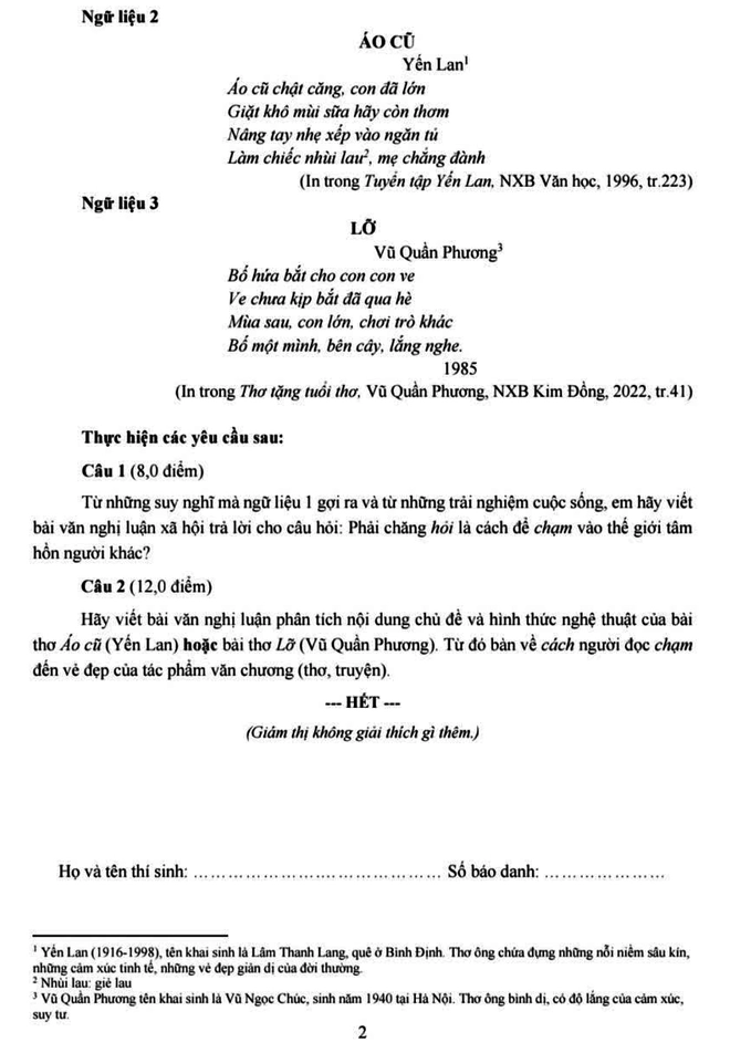 Đề thi Ngữ văn "đ&aacute;nh thức" những kết nối thật trong thế giới ảo - Ảnh 2.