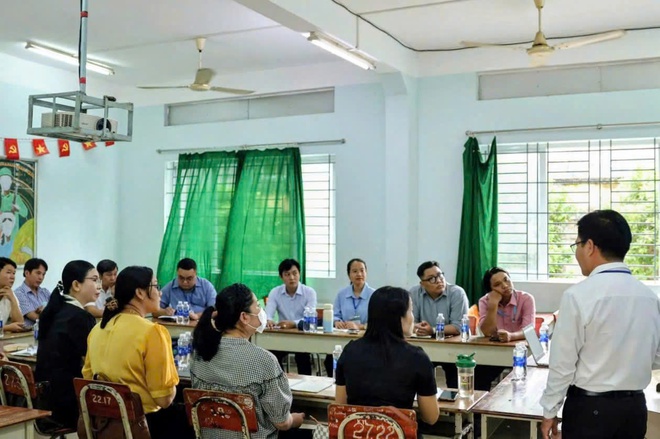 Hội nghị Sinh hoạt chuy&ecirc;n m&ocirc;n cụm: X&acirc;y dựng "Mạng lưới tri thức" trước thềm kỳ thi tốt nghiệp - Ảnh 6.