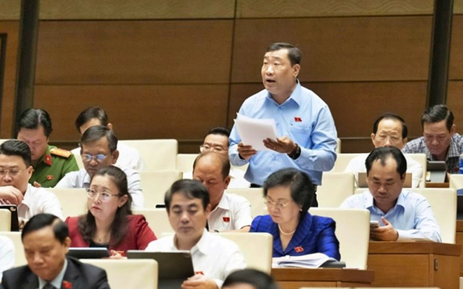 Kỳ họp thứ Nhất - Quốc hội kho&aacute; XVI: Đại biểu đề xuất n&acirc;ng lương cơ sở l&ecirc;n 2,65-2,7 triệu đồng/th&aacute;ng - Ảnh 3.