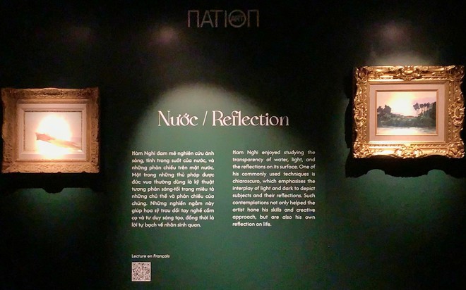 "Trời, Non, Nước | Allusive Panorama" giới thiệu 20 t&aacute;c phẩm hội hoạ của vua H&agrave;m Nghi - Ảnh 3.