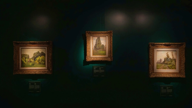 "Trời, Non, Nước | Allusive Panorama" giới thiệu 20 t&aacute;c phẩm hội hoạ của vua H&agrave;m Nghi - Ảnh 5.