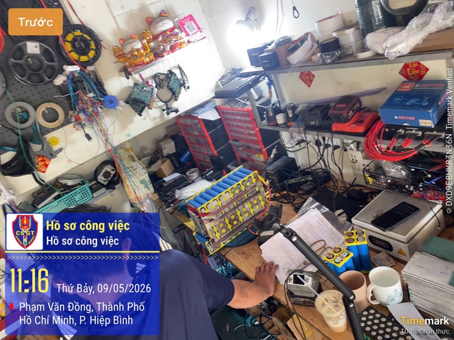 Công an Thành phố Hồ Chí Minh tạm giữ 216 xe điện láp ráp tại cơ sở không có hoá đơn, chứng từ - Ảnh 5.
