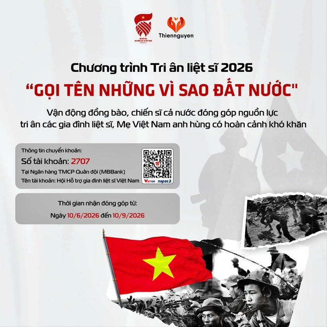 Gọi t&ecirc;n những v&igrave; sao đất nước - chương tr&igrave;nh tri &acirc;n v&agrave; hỗ trợ gia đ&igrave;nh liệt sĩ - Ảnh 3.