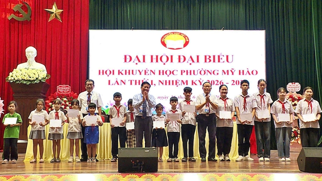 Đại hội Hội Khuyến học Mỹ H&agrave;o (Hưng Y&ecirc;n) - Ảnh 3.