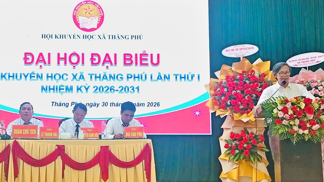 Hội Khuyến học x&atilde; Thăng Ph&uacute; (Đ&agrave; Nẵng) tổ chức Đại hội đại biểu lần thứ I, nhiệm kỳ 2026-2031 - Ảnh 2.
