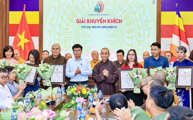 Trao giải Báo chí Phật giáo toàn quốc - Ảnh 4.