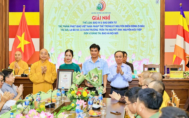 Trao giải Báo chí Phật giáo toàn quốc - Ảnh 3.