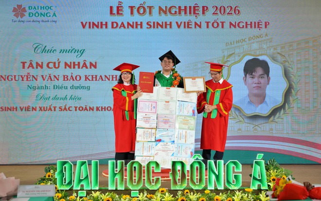 Hơn 650 t&acirc;n thạc sĩ, kỹ sư, cử nh&acirc;n Trường Đại học Đ&ocirc;ng &Aacute; rạng rỡ đ&oacute;n Lễ tốt nghiệp đợt 3, năm 2026 - Ảnh 2.
