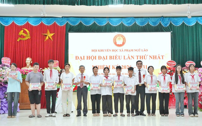 Hội Khuyến học xã Phạm Ngũ Lão (Hưng Yên) tổ chức Đại hội đại biểu lần thứ I, nhiệm kỳ 2026-2031 - Ảnh 8.
