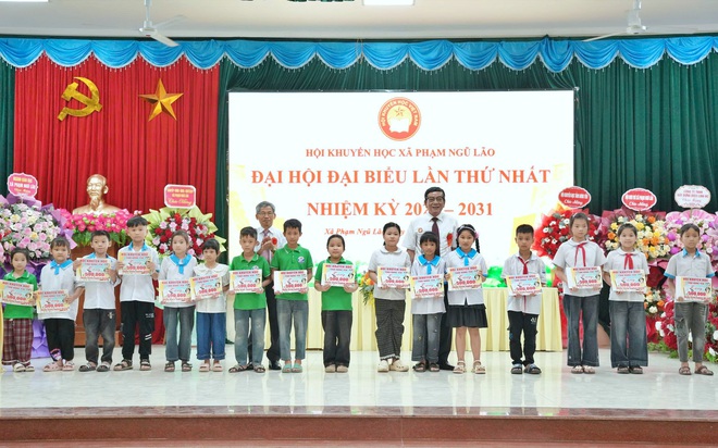 Hội Khuyến học xã Phạm Ngũ Lão (Hưng Yên) tổ chức Đại hội đại biểu lần thứ I, nhiệm kỳ 2026-2031 - Ảnh 7.