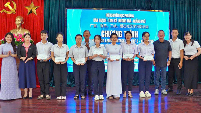 Lan tỏa nghĩa tình từ học bổng LEDUP ECOTECH - Ảnh 3.