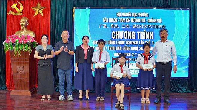 Lan tỏa nghĩa tình từ học bổng LEDUP ECOTECH - Ảnh 2.