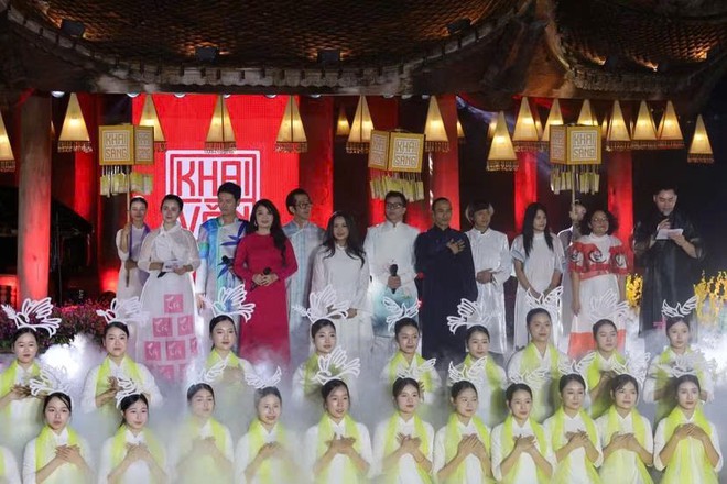 Chương trình nghệ thuật "Khai Văn": Tôn vinh đạo học Việt Nam, lan tỏa tinh thần hiếu học và khát vọng cống hiến - Ảnh 4.