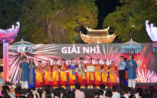 Trường THCS Chu Văn An gi&agrave;nh giải Nhất cuộc thi "T&igrave;m hiểu Di t&iacute;ch Quốc gia đặc biệt Văn Miếu - Quốc Tử Gi&aacute;m" - Ảnh 3.