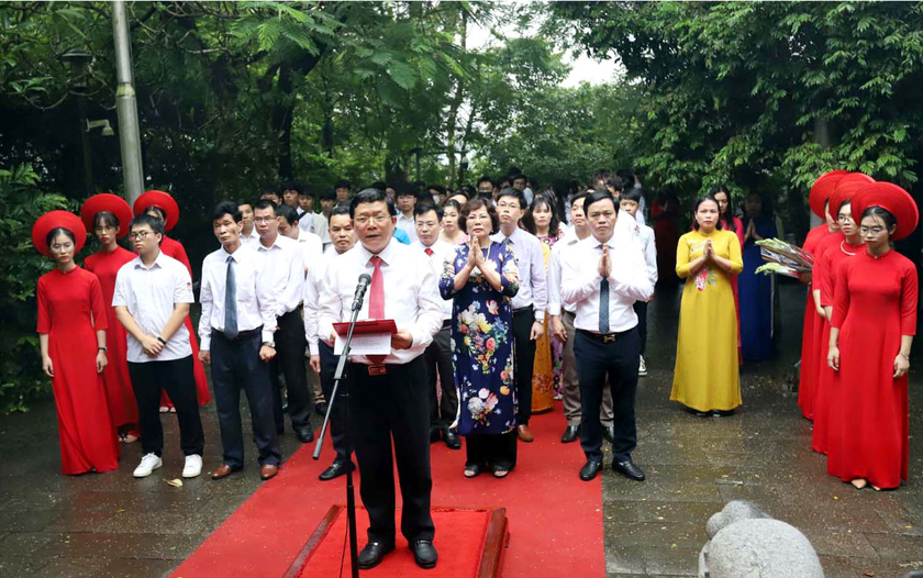 Phú Thọ tổ chức Lễ Báo công với các Vua Hùng về kết quả năm học 2021 - 2022 - Ảnh 2.