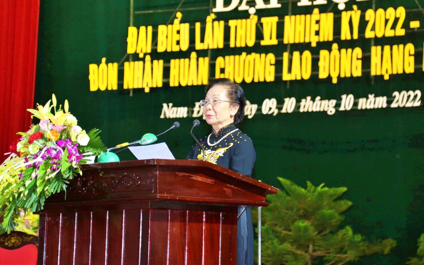 Hội Khuyến học tỉnh Nam Định tổ chức Đại hội đại biểu và đón nhận Huân chương Lao động hạng Nhì - Ảnh 1.