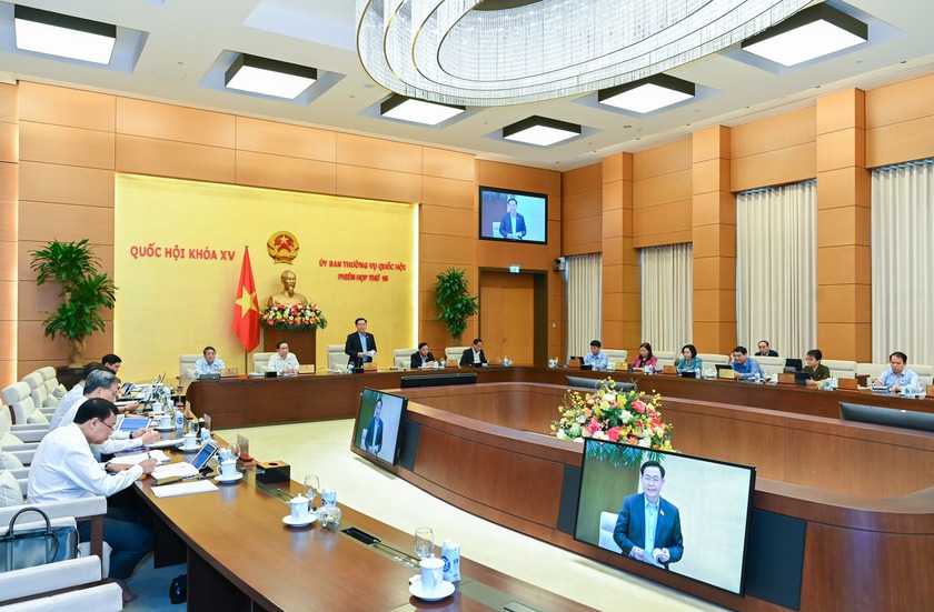 Ủy ban Thường vụ Quốc hội bế mạc Phiên họp thứ 16 - Ảnh 1.