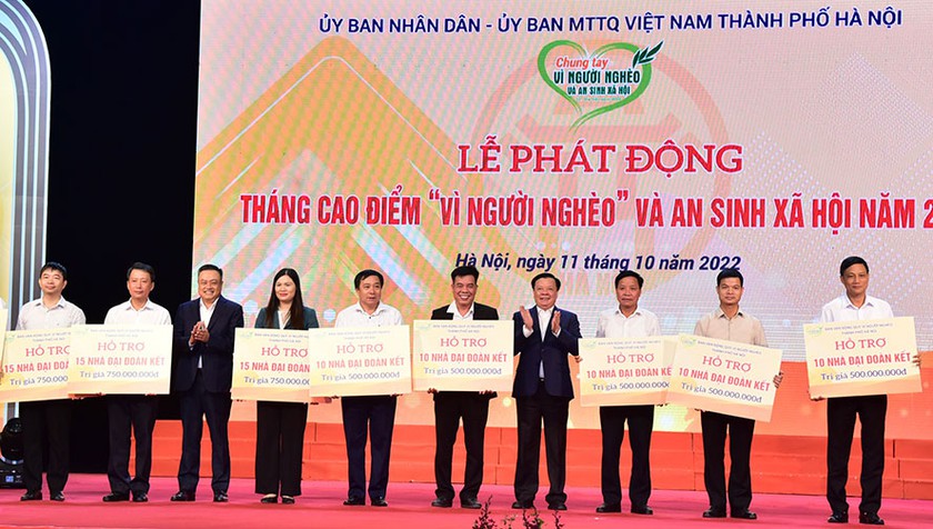 Hà Nội: Phát động Tháng cao điểm “Vì người nghèo” - Ảnh 3.