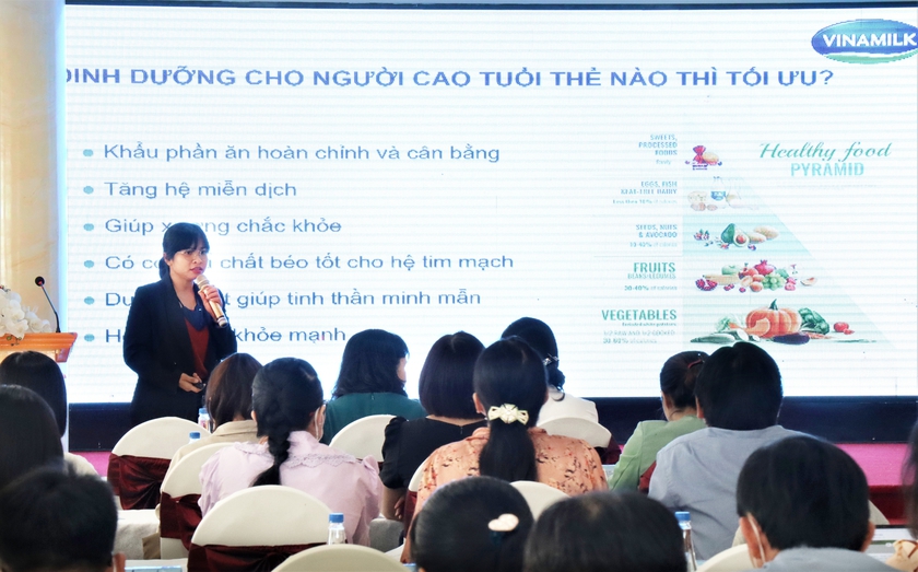 Vinamilk và Câu lạc bộ Điều dưỡng trưởng Việt Nam tiếp tục triển khai lớp tập huấn truyền thông sức khỏe về dinh dưỡng - Ảnh 4.