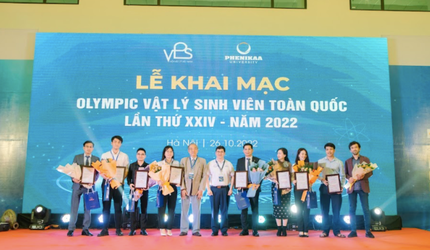 Khai mạc cuộc thi Olympic Vật lý sinh viên toàn quốc năm 2022 - Ảnh 1.