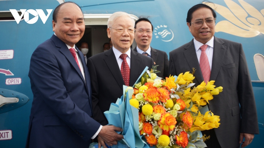 Tổng Bí thư Nguyễn Phú Trọng lên đường thăm chính thức nước CHND Trung Hoa - Ảnh 1.