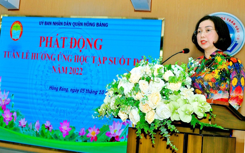 Quận Hồng Bàng, Hải Phòng tổ chức Tuần lễ hưởng ứng học tập suốt đời - Ảnh 1.