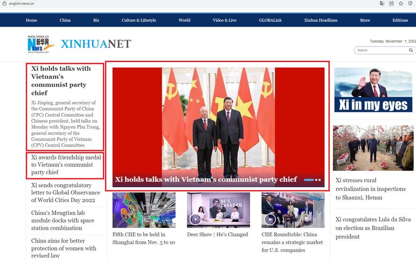 Báo chí Trung Quốc đưa tin đậm nét các hoạt động của Tổng Bí thư Nguyễn Phú Trọng - Ảnh 5.