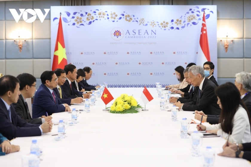 Thủ tướng Phạm Minh Chính gặp các lãnh đạo quốc gia  - Ảnh 5.