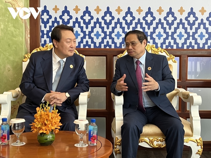 Thủ tướng Phạm Minh Chính gặp các lãnh đạo quốc gia  - Ảnh 2.