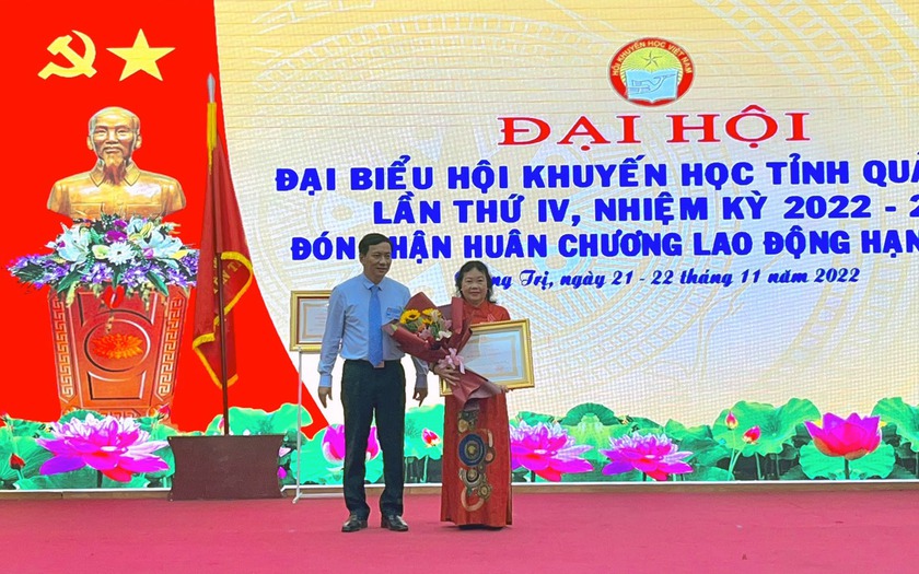 Hội Khuyến học tỉnh Quảng Trị tổ chức Đại hội Đại biểu lần thứ IV, đón nhận Huân chương Lao động hạng Nhất - Ảnh 6.