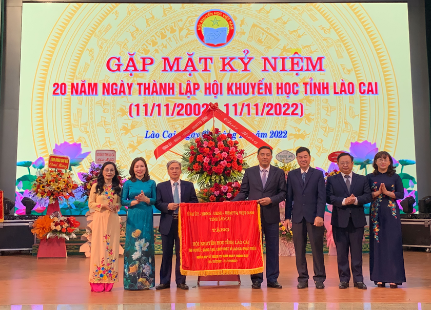 Hội Khuyến học tỉnh Lào Cai kỷ niệm 20 năm ngày thành lập - Ảnh 1.