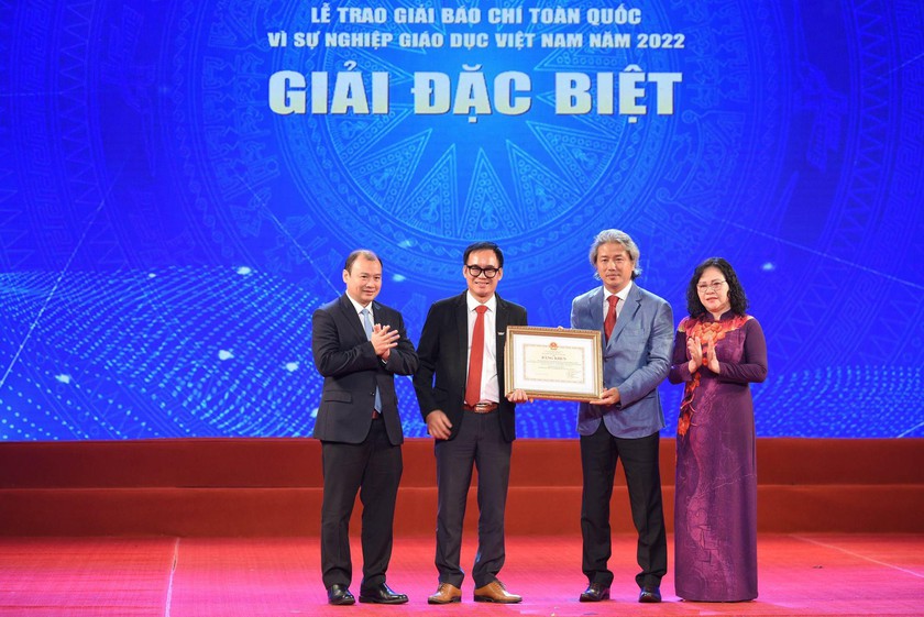 Trao giải Báo chí toàn quốc &quot;Vì sự nghiệp Giáo dục Việt Nam&quot; năm 2022 - Ảnh 2.