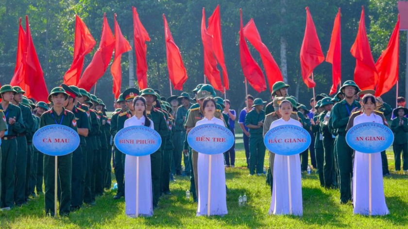 Hội thao Giáo dục quốc phòng và an ninh học sinh trung học phổ thông toàn quốc lần thứ III - Ảnh 1.