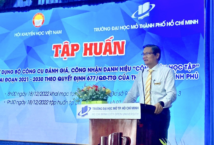 Tập huấn sử dụng công cụ đánh giá, công nhận danh hiệu “Công dân học tập” phía Nam - Ảnh 3.