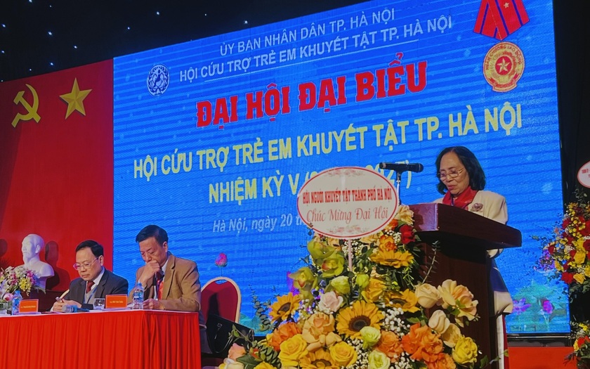 Hội Cứu trợ trẻ em khuyết tật thành phố Hà Nội tổ chức đại hội nhiệm kỳ V - Ảnh 2.