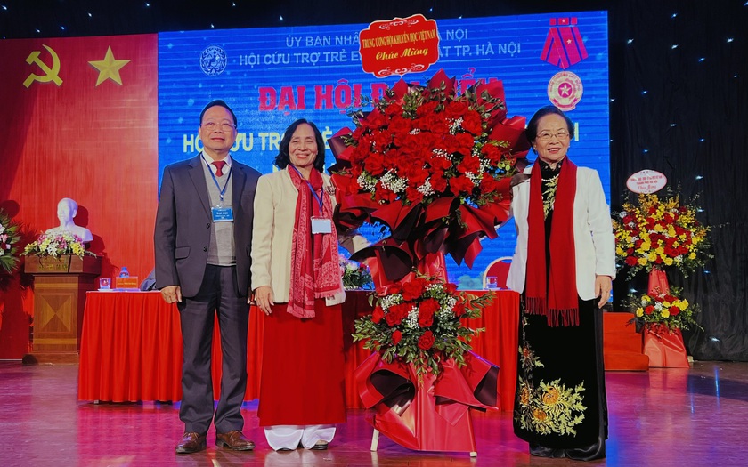 Hội Cứu trợ trẻ em khuyết tật thành phố Hà Nội tổ chức đại hội nhiệm kỳ V - Ảnh 1.