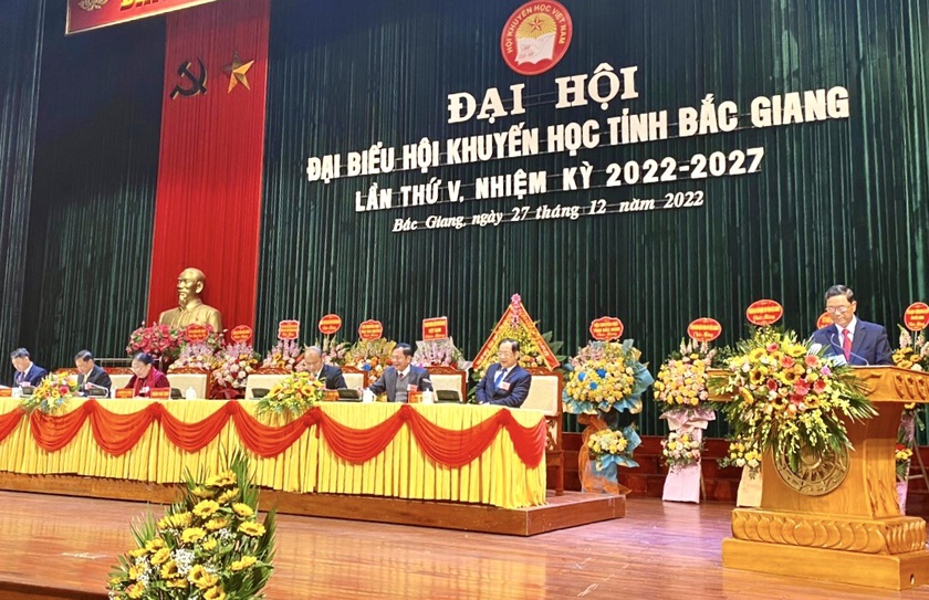 Bắc Giang: Phát động thi đua xây dựng quỹ khuyến học, khuyến tài - Ảnh 1.