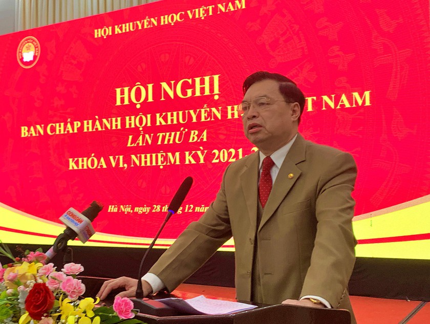 Hội Khuyến học Việt Nam tổ chức Hội nghị Ban Chấp hành lần thứ ba, khóa VI - Ảnh 2.