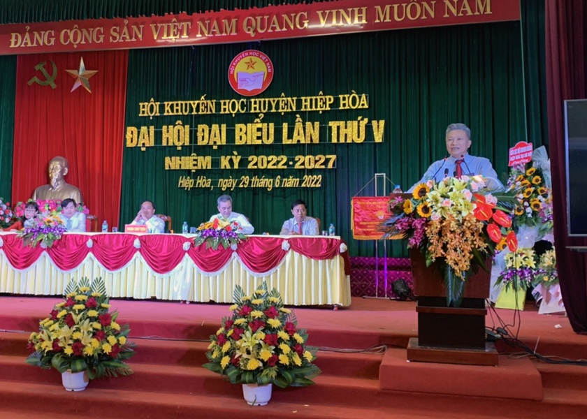 Bắc Giang: Tổ chức Đại hội điểm Hội Khuyến học Hiệp Hòa  - Ảnh 2.
